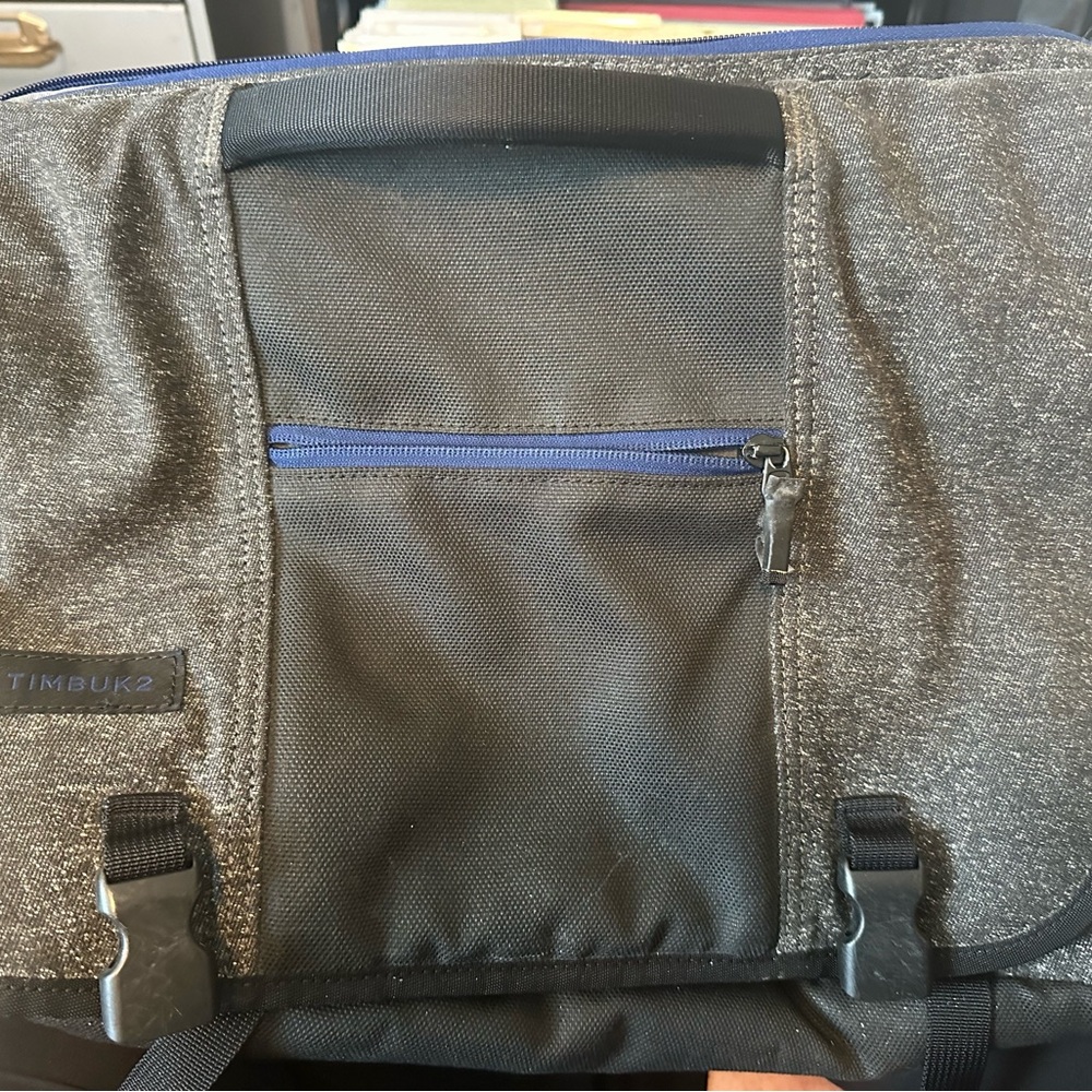 Timbuk2 Black and Gray Messenger Bag